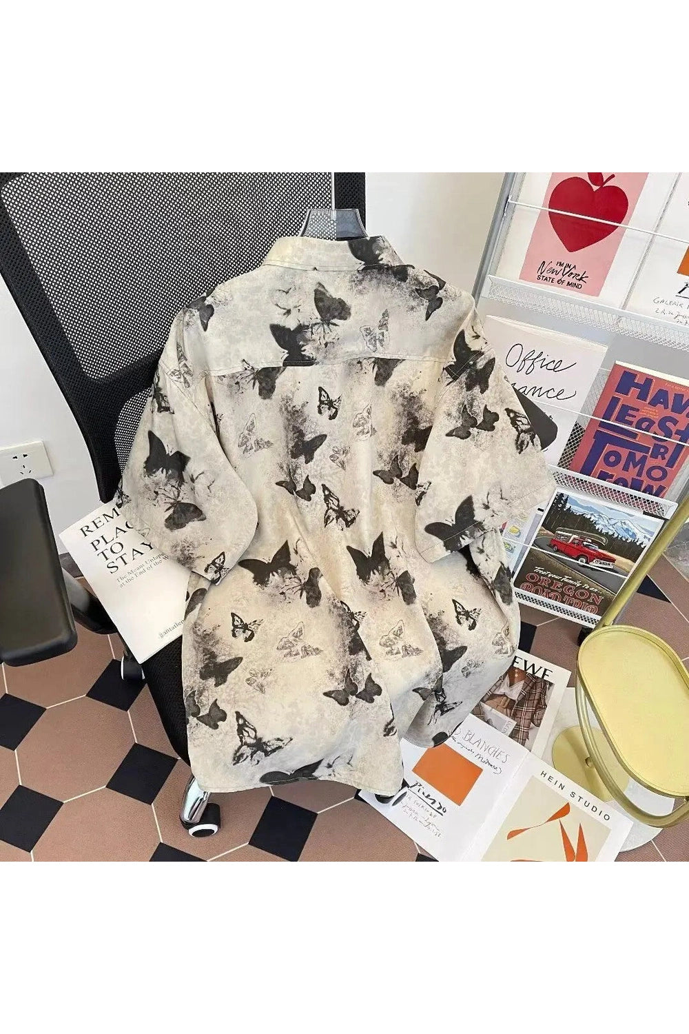 New Style Trends - Edgy Ethereal Butterfly Print Shirt - Outfit Ideas New Style Trends - Edgy Ethereal Butterfly Print Shirt - Outfit Ideas