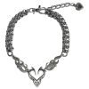 New Style Trends - Edgy Flame Heart Punk Necklaces - Outfit Ideas
