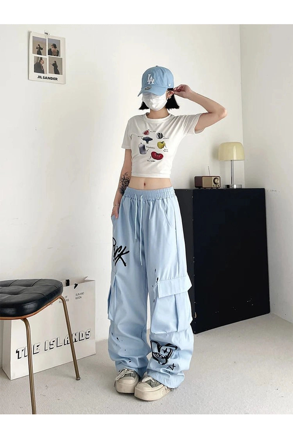 New Style Trends - Edgy Graffiti Street Cargo Pants - Outfit Ideas