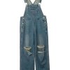 New Style Trends - Edgy Hole Denim Jumpsuits - Outfit Ideas