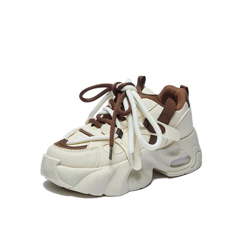 New Style Trends - Edgy Mocha Swirl Chunky Sneakers - Outfit Ideas New Style Trends - Edgy Mocha Swirl Chunky Sneakers - Outfit Ideas