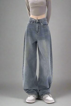 New Style Trends - Edgy Oversized Denim Jeans - Outfit Ideas