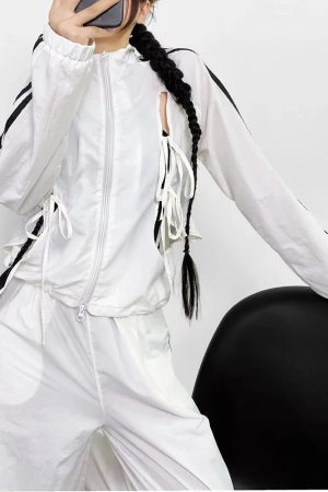 New Style Trends - Edgy Strapped Y2k Streetwear Outfit Set - Outfit Ideas