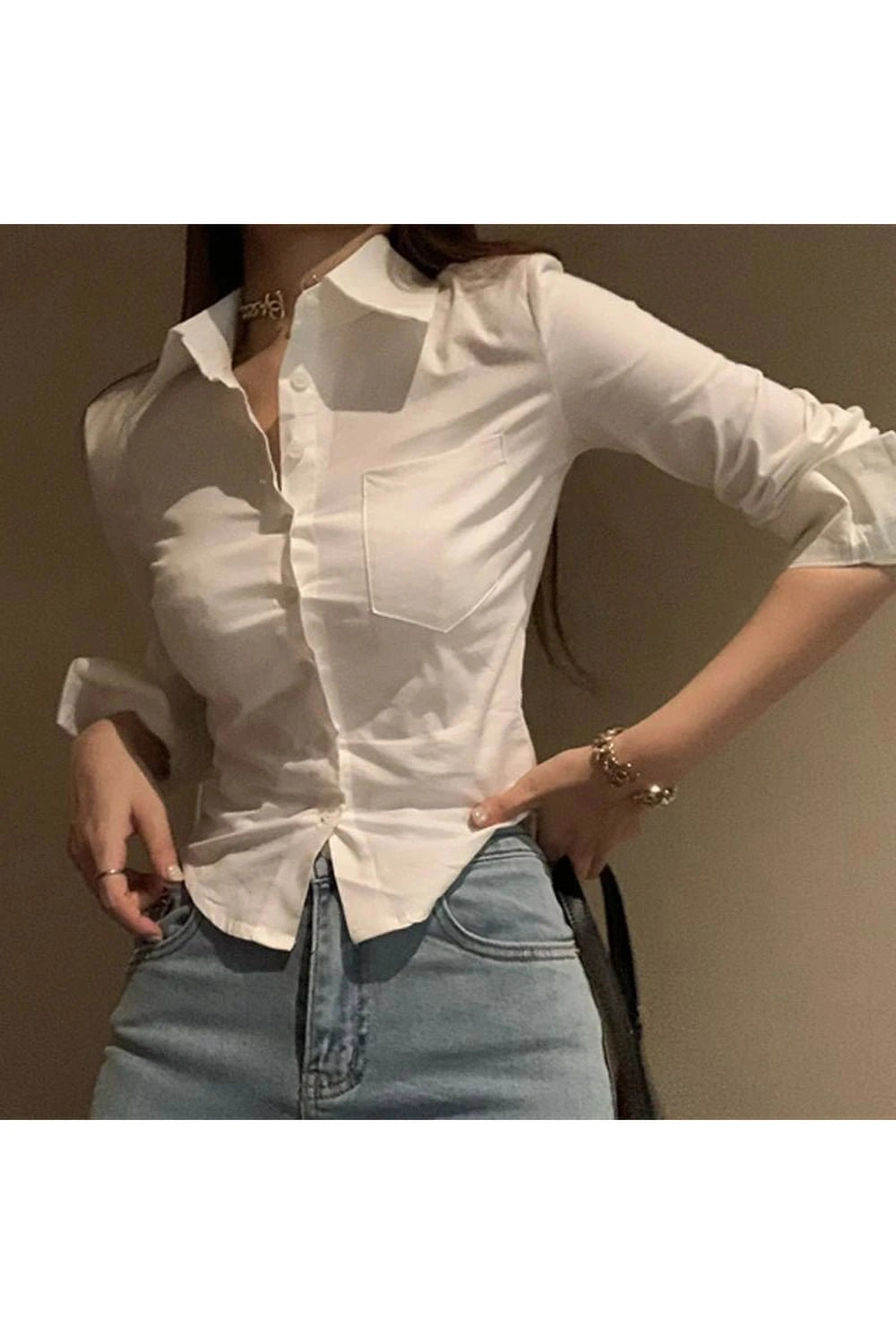 New Style Trends - Elegant Cropped Blouse - Outfit Ideas