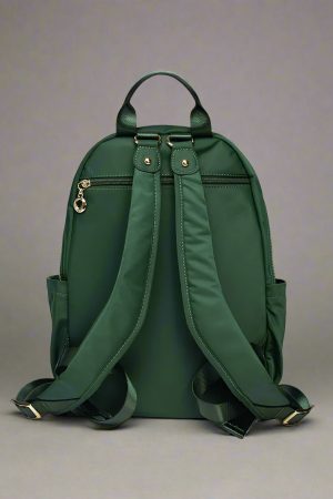 New Style Trends - Emerald Luxe Zip Aesthetic Backpack - Outfit Ideas