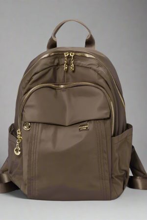 New Style Trends - Emerald Luxe Zip Aesthetic Backpack - Outfit Ideas