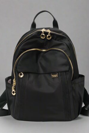 New Style Trends - Emerald Luxe Zip Aesthetic Backpack - Outfit Ideas