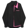 New Style Trends - Emo Neon Edgy Contrast Shirt - Outfit Ideas