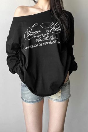 New Style Trends - Enchanted Script Studded Aesthetic T-shirt - Outfit Ideas