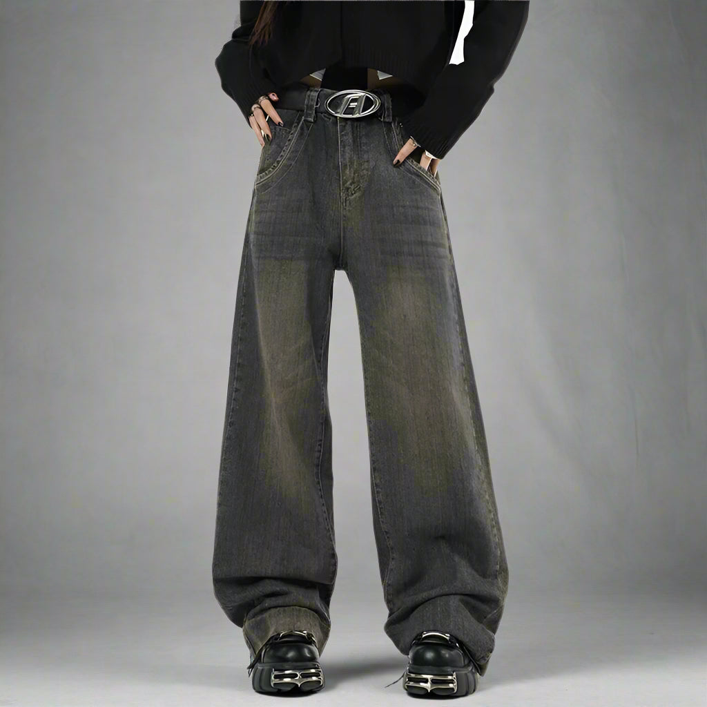 New Style Trends - Faded Edgy Baggy Jeans - Outfit Ideas