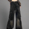 New Style Trends - Fall Edgy Cargo Flare Jeans - Outfit Ideas