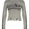 New Style Trends - Fall Ripped Patchwork Y2k Sweater - Outfit Ideas