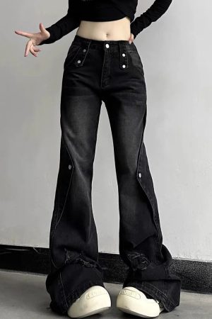 New Style Trends - Fall Wide Leg High Waist Jeans - Outfit Ideas