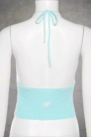 New Style Trends - Floral Halter Crop Top - Outfit Ideas