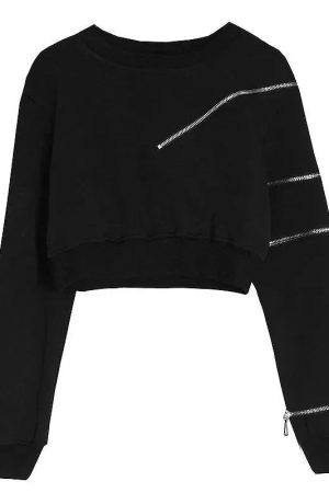 New Style Trends - Fragmented Streetcore Alt Edgy Top - Outfit Ideas