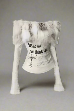 New Style Trends - Frost Queen Alt Off-Shoulder Long Sleeve Top - Outfit Ideas