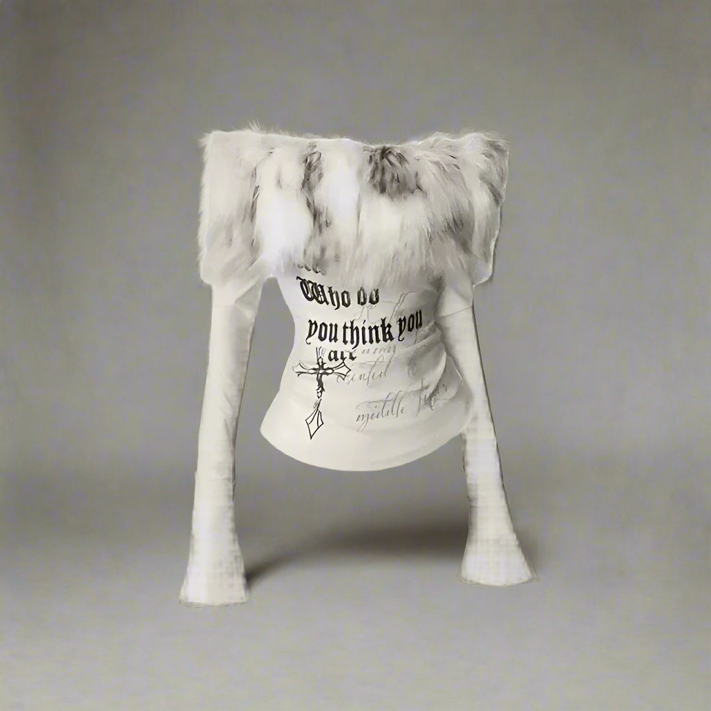 New Style Trends - Frost Queen Alt Off-Shoulder Long Sleeve Top - Outfit Ideas