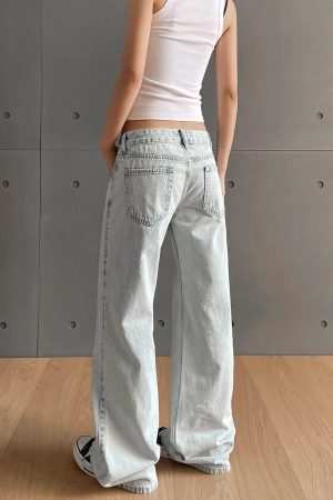 New Style Trends - Frosted Skater Wide-Leg Edgy Jeans - Outfit Ideas