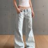 New Style Trends - Frosted Skater Wide-Leg Edgy Jeans - Outfit Ideas