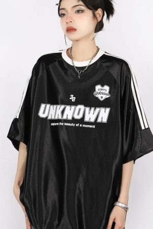 New Style Trends - Futurist Chrome Sports Y2k T-Shirt - Outfit Ideas