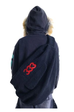 New Style Trends - Fuzzy Dreamcore Edgy Slouch Bag - Outfit Ideas