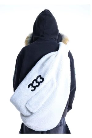 New Style Trends - Fuzzy Dreamcore Edgy Slouch Bag - Outfit Ideas