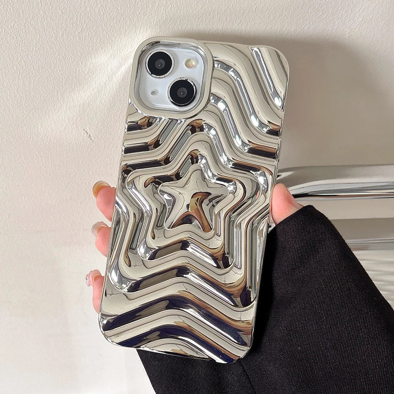 New Style Trends - Galactic Pulse Mirror Y2k iPhone Case - Outfit Ideas New Style Trends - Galactic Pulse Mirror Y2k iPhone Case - Outfit Ideas