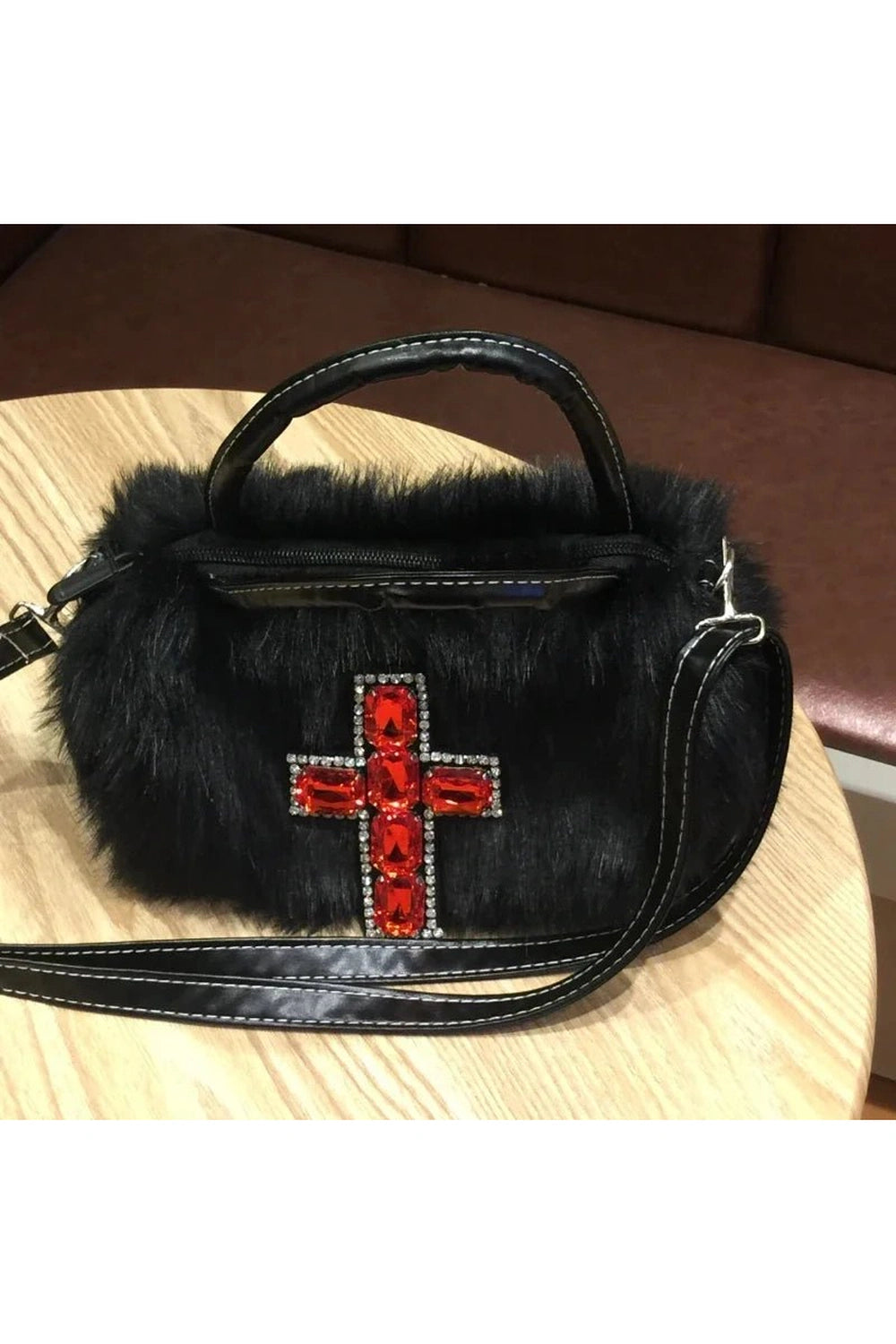 New Style Trends - Gothic Cross Shoulder Bag - Outfit Ideas