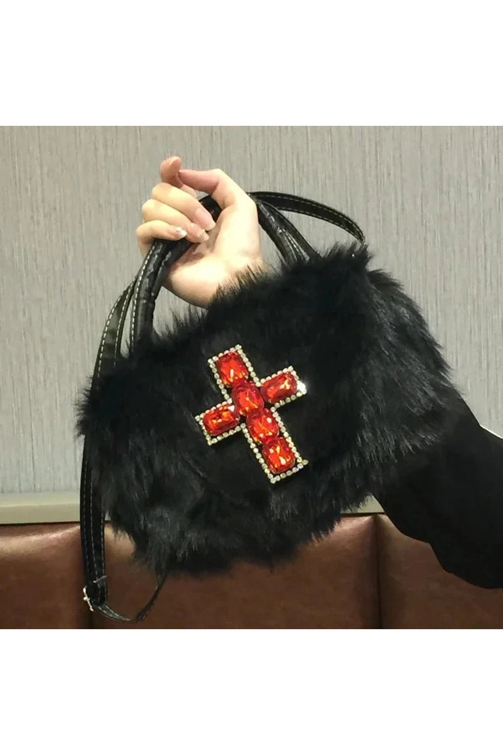 New Style Trends - Gothic Cross Shoulder Bag - Outfit Ideas
