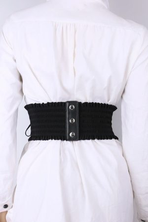 New Style Trends - Gothic Lock & Lace Corset Goth Belt - Outfit Ideas