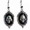 New Style Trends - Gothic Skull Cameo Earrings - Outfit Ideas