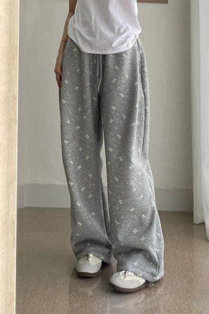 New Style Trends - Gray Bow Cozy Coquette Lounge Pants - Outfit Ideas