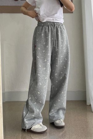 New Style Trends - Gray Bow Cozy Coquette Lounge Pants - Outfit Ideas
