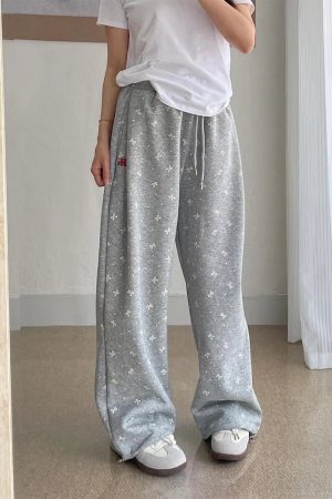 New Style Trends - Gray Bow Cozy Coquette Lounge Pants - Outfit Ideas
