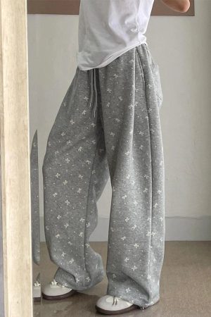New Style Trends - Gray Bow Cozy Coquette Lounge Pants - Outfit Ideas