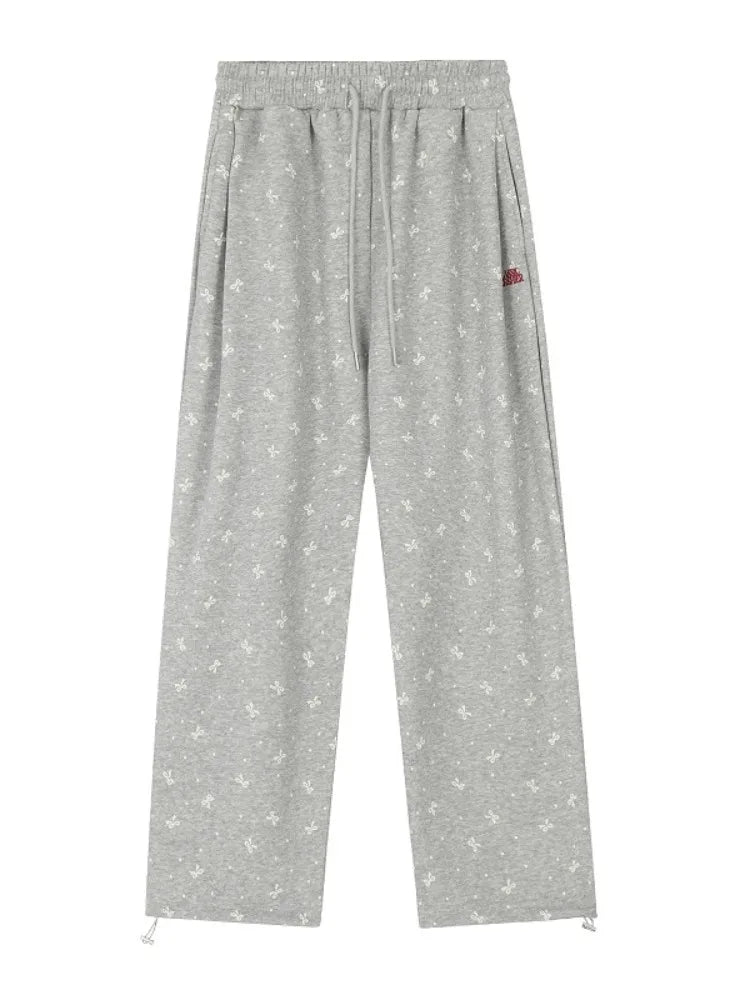 New Style Trends - Gray Bow Cozy Coquette Lounge Pants - Outfit Ideas New Style Trends - Gray Bow Cozy Coquette Lounge Pants - Outfit Ideas