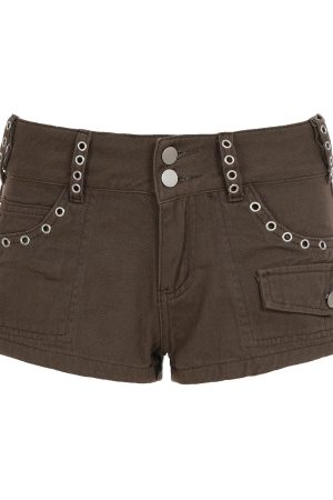 New Style Trends - Grommet Edgy Street Y2k Shorts - Outfit Ideas