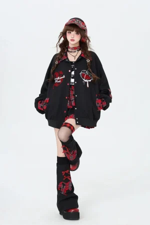 New Style Trends - Heartbreaker Club Varsity Alt Jacket - Outfit Ideas