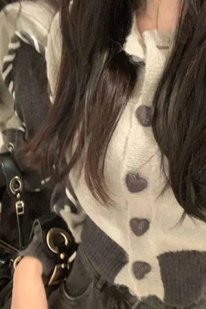 New Style Trends - Heartstrings Retro Knit Cardigan - Outfit Ideas