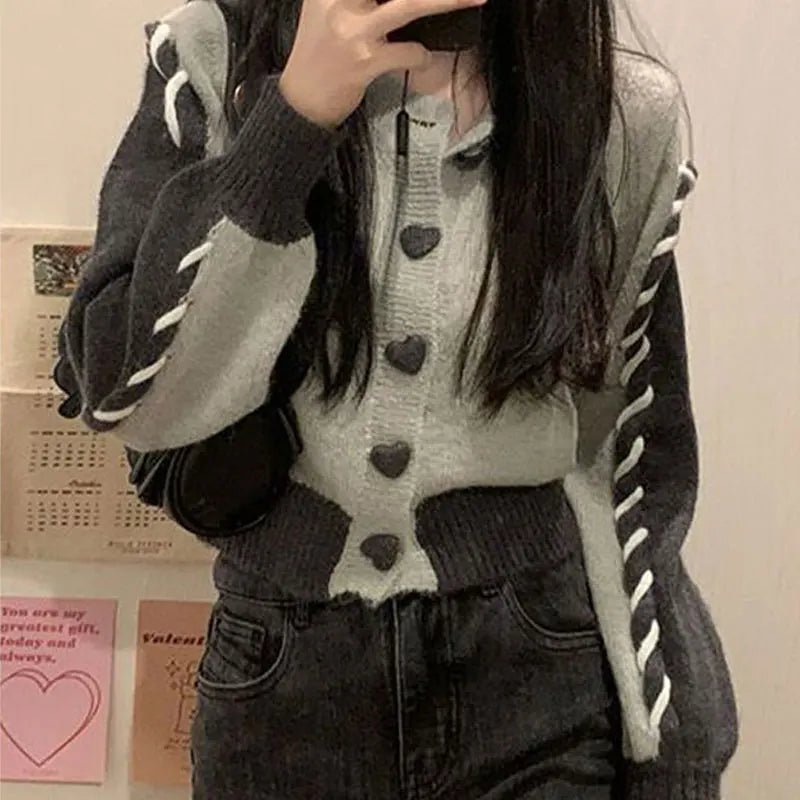 New Style Trends - Heartstrings Retro Knit Cardigan - Outfit Ideas New Style Trends - Heartstrings Retro Knit Cardigan - Outfit Ideas