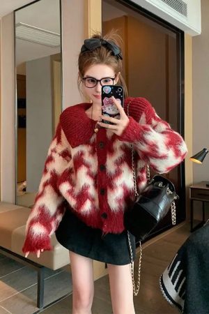 New Style Trends - Heartwave Fluff Button-Up Cardigan - Outfit Ideas