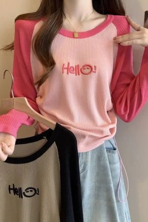 New Style Trends - Hello Sunshine Colorblock Pastel Sweatshirt - Outfit Ideas