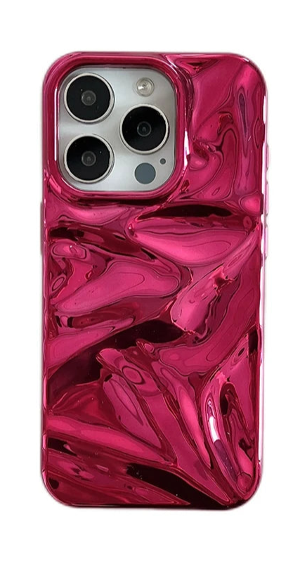 New Style Trends - Hot Magenta Wave Aesthetic iPhone Case - Outfit Ideas New Style Trends - Hot Magenta Wave Aesthetic iPhone Case - Outfit Ideas