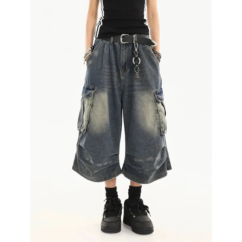 New Style Trends - Industrial Punk Utility Y2k Jeans Shorts - Outfit Ideas New Style Trends - Industrial Punk Utility Y2k Jeans Shorts - Outfit Ideas