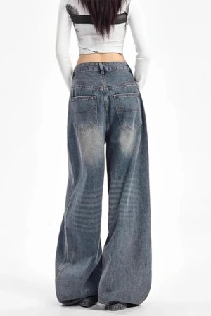 New Style Trends - Ink Fade Ultra Baggy Edgy Jeans - Outfit Ideas