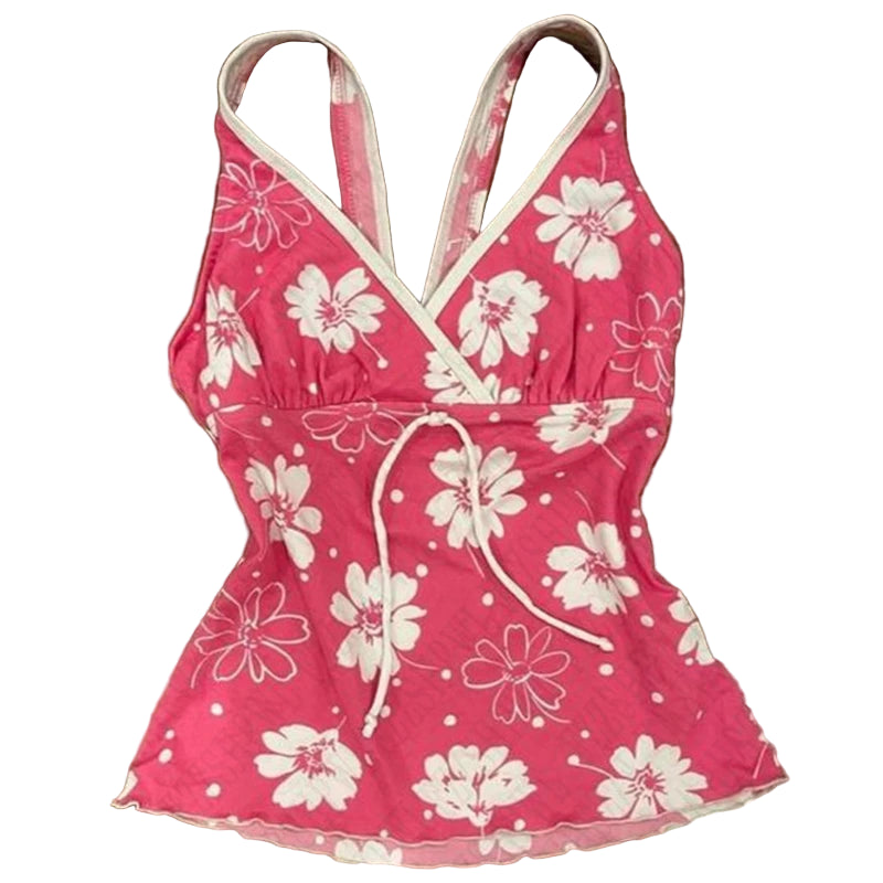 New Style Trends - Island Bloom Tie Top - Outfit Ideas