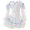 New Style Trends - Kawaii Blue Bow Mini Dress Set - Outfit Ideas
