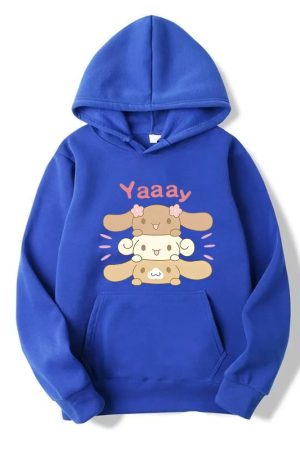 New Style Trends - Kawaii Bunny Stack Hoodie - Outfit Ideas