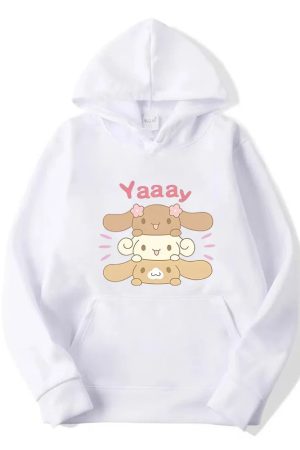 New Style Trends - Kawaii Bunny Stack Hoodie - Outfit Ideas