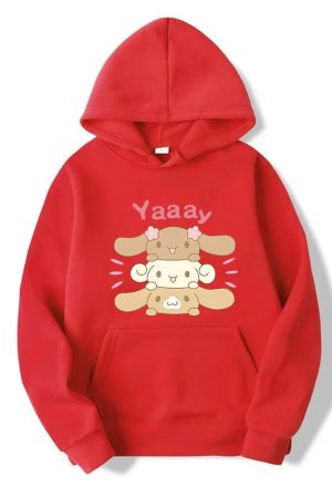 New Style Trends - Kawaii Bunny Stack Hoodie - Outfit Ideas